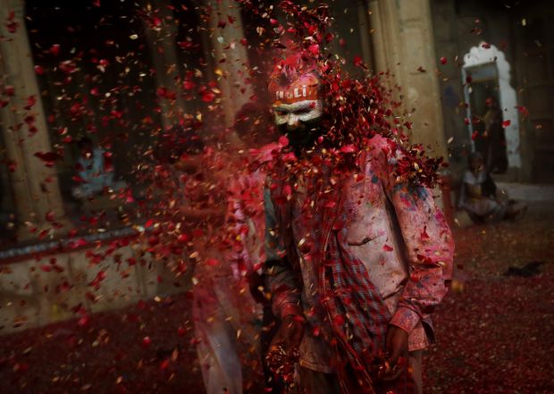 India Holi Festival Widows