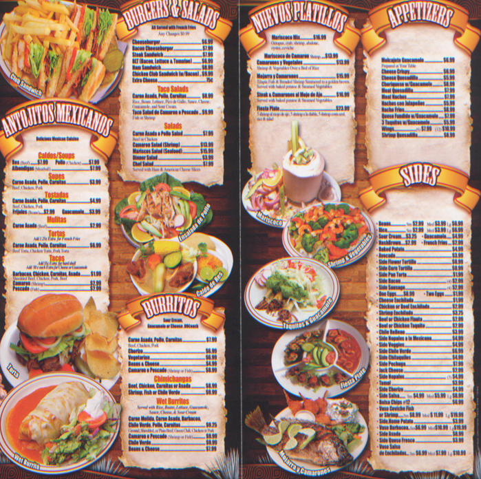 Taco Giro Menu