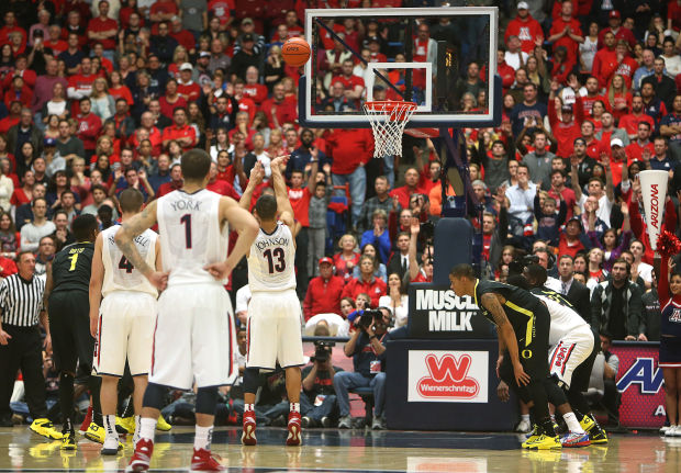 No. 2 Arizona 67, Oregon 65