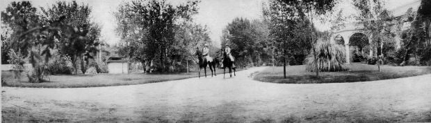 Manning House: Then and now