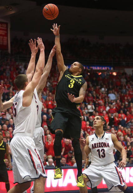 No. 2 Arizona 67, Oregon 65
