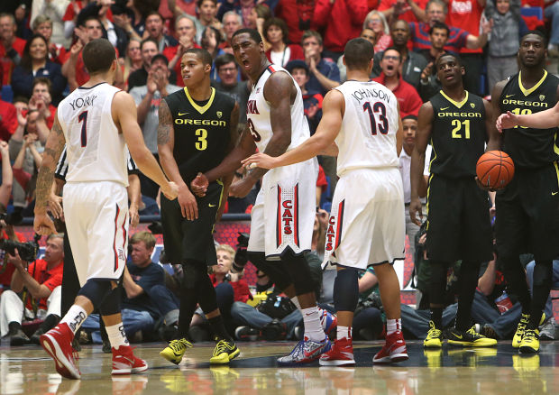 No. 2 Arizona 67, Oregon 65