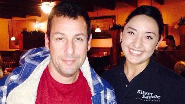 Adam Sandler at the Silver Saddle in early 2015 - Arizona Daily Star