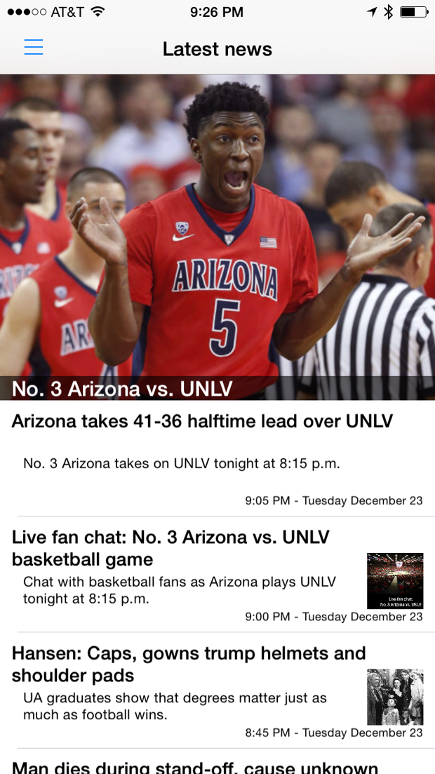 StarNet news app