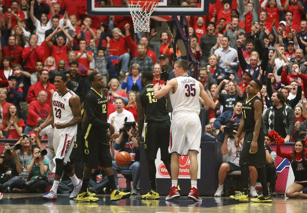 No. 2 Arizona 67, Oregon 65