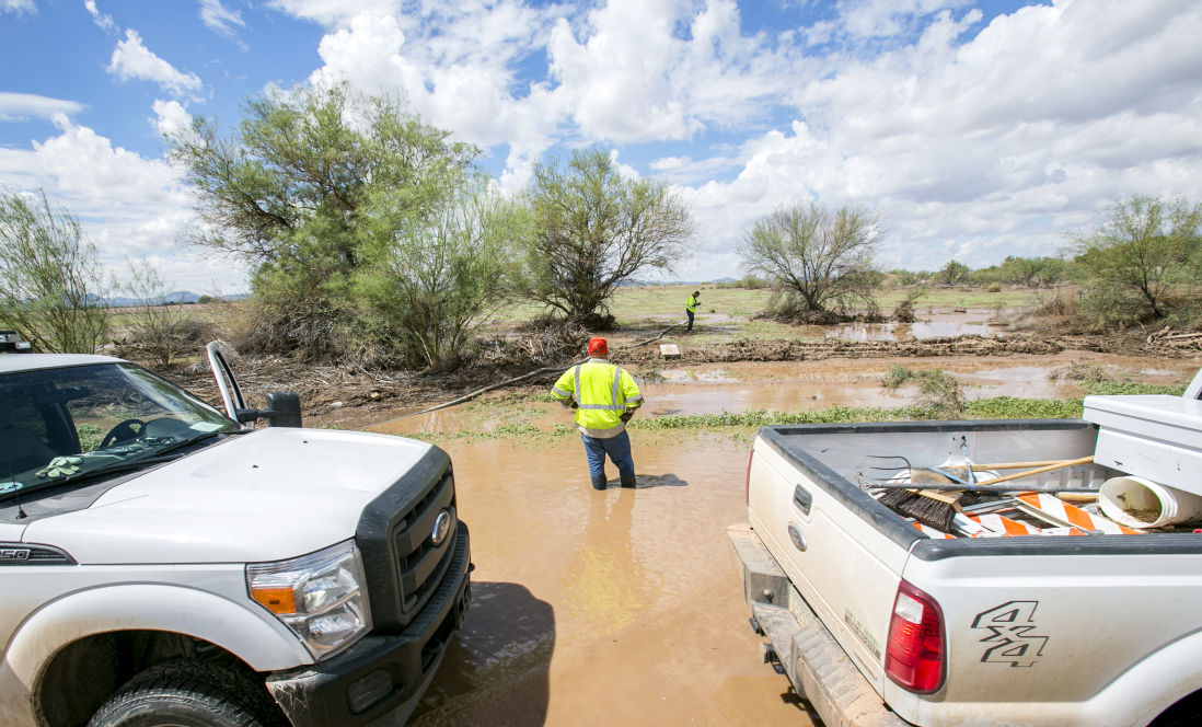 Trico Road flooded
