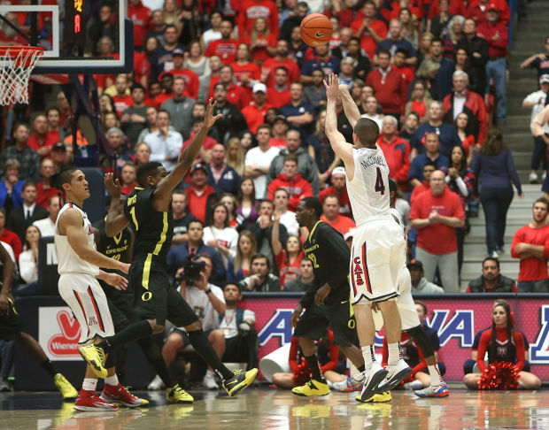 No. 2 Arizona 67, Oregon 65