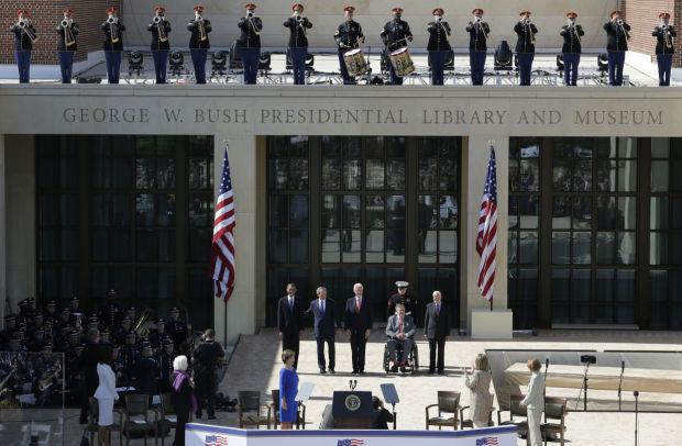George W. Bush Presidential Center dedication