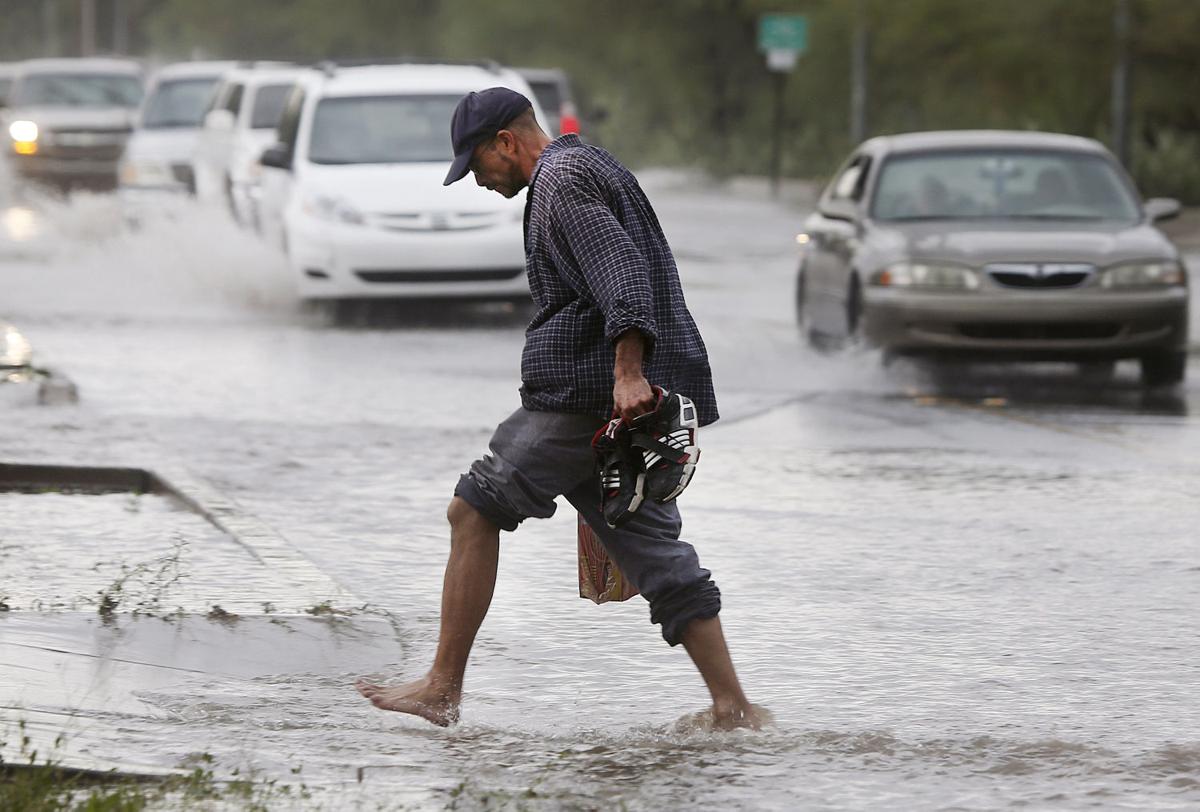 Monsoon rains