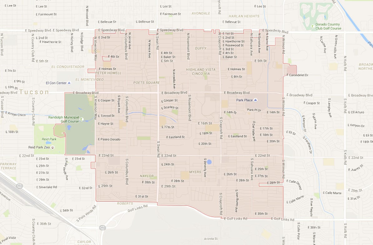 Which Zip Codes In The Tucson Area Have The Most People Local