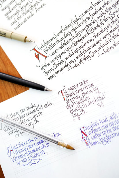 heavenly handwriting