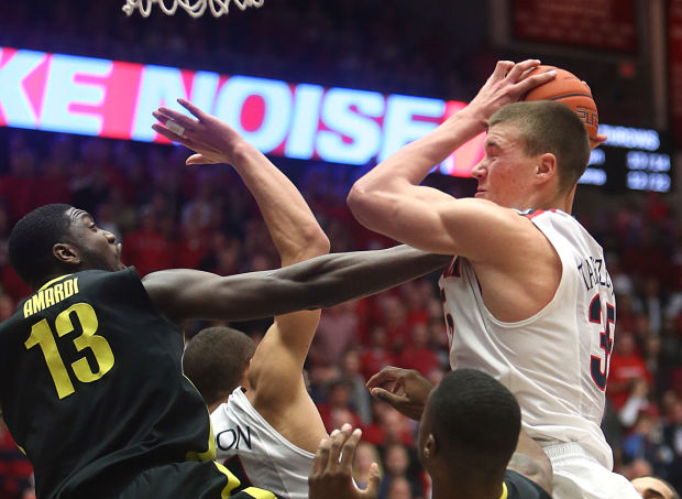 No. 2 Arizona 67, Oregon 65