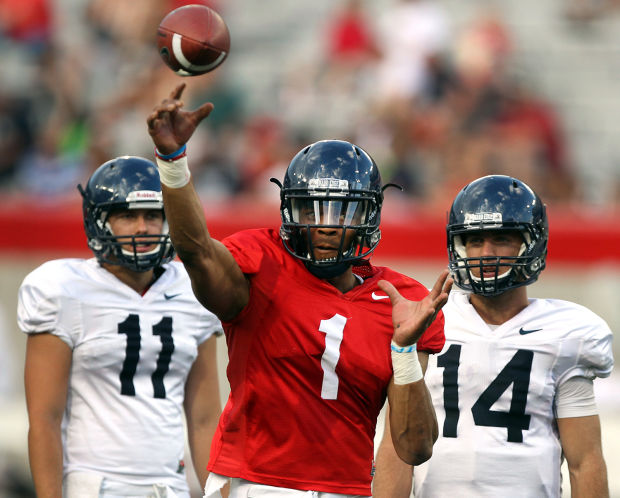 Arizona football scrimmage at renovated Arizona Stadium