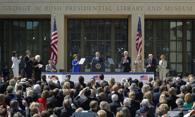 George W. Bush Presidential Center dedication