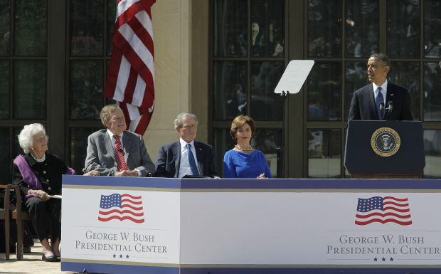 George W. Bush Presidential Center dedication