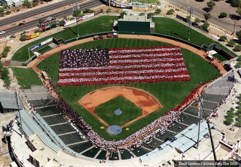 Tucson's human flag honored 9/11 victims Local news