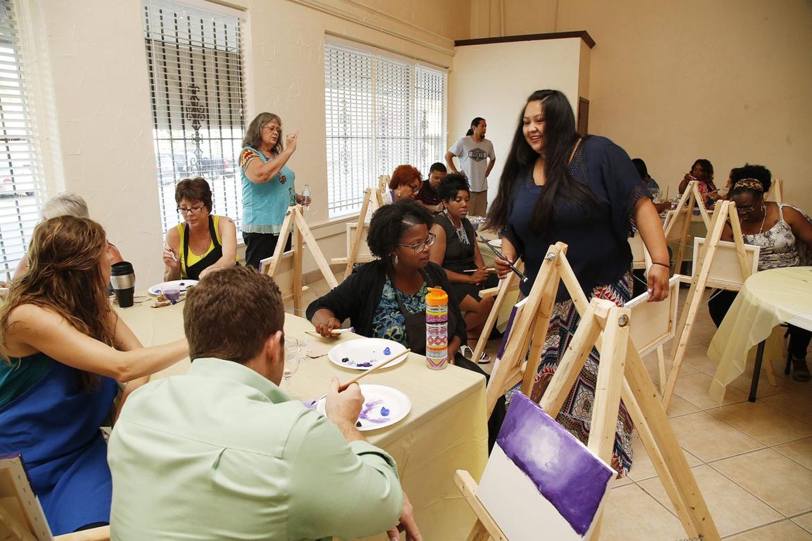Painting With Friends Events Help Wacoans Nurture Creative Side Paint Town Waco Ra5