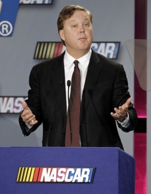 Sports Auto Racing Nascar Jobs on The Upcomingseason During An Auto Racing News Conference At The Nascar