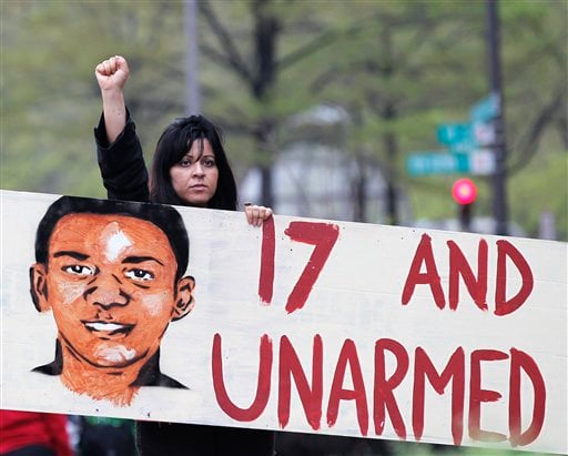 Martin an unarmed young black teen was fatally shot by a volunteer 
