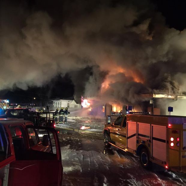 UPDATE In frigid conditions, firefighters battle building fire Local