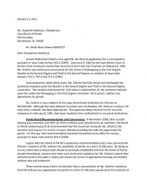 Early probation termination letter