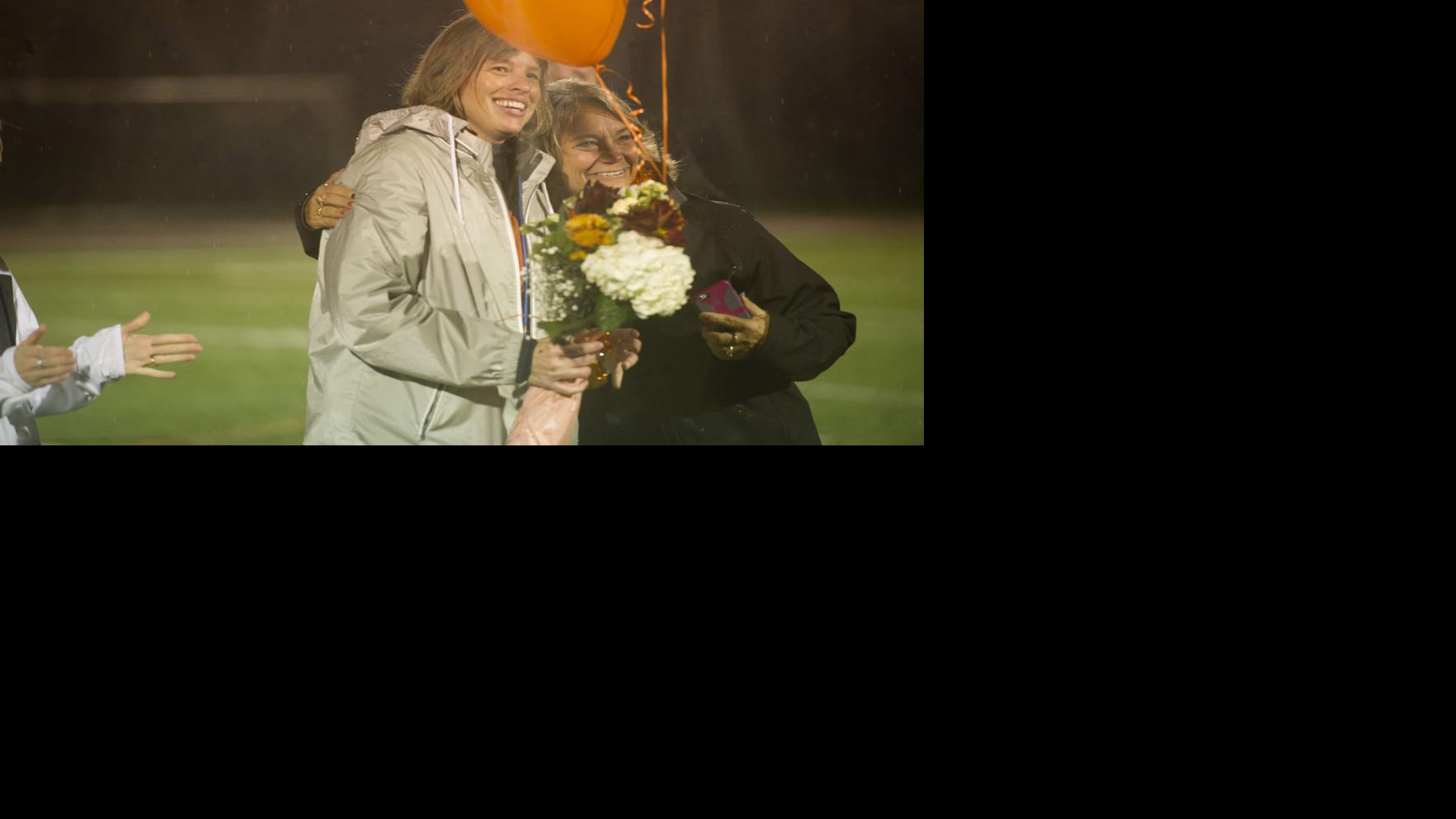 Winona High's Pfeilsticker surprised with Teacher of the Year honor at Winhawk game Saturday - Winona Daily News