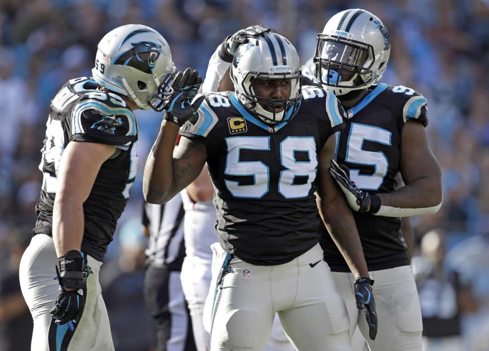 Thomas Davis Luke Kuechly Charles Johnson