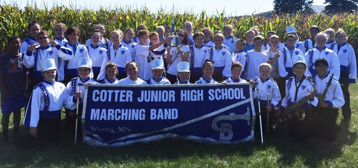 Cotter Junior High marching band wins Watermelon Days parade