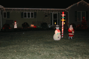 Lights brighten neighborhoods