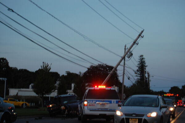 Man Crashes Into Utility Pole In Tuckahoe, Charged With DWI | Fire ...