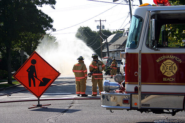 Fire crews respond to natural gas leak in Westhampton Beach | Fire ...