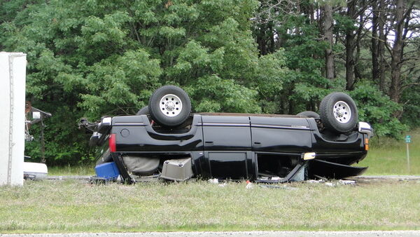 Flipover Stalls Traffic On County Road 39 In Southampton | Police ...