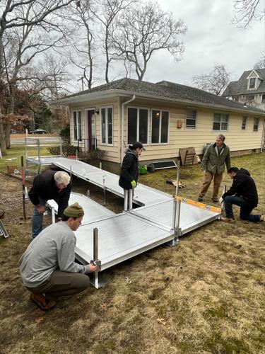 Sag Harbor Lions Club Helps Install Ramp for Longtime Sag Harbor ...