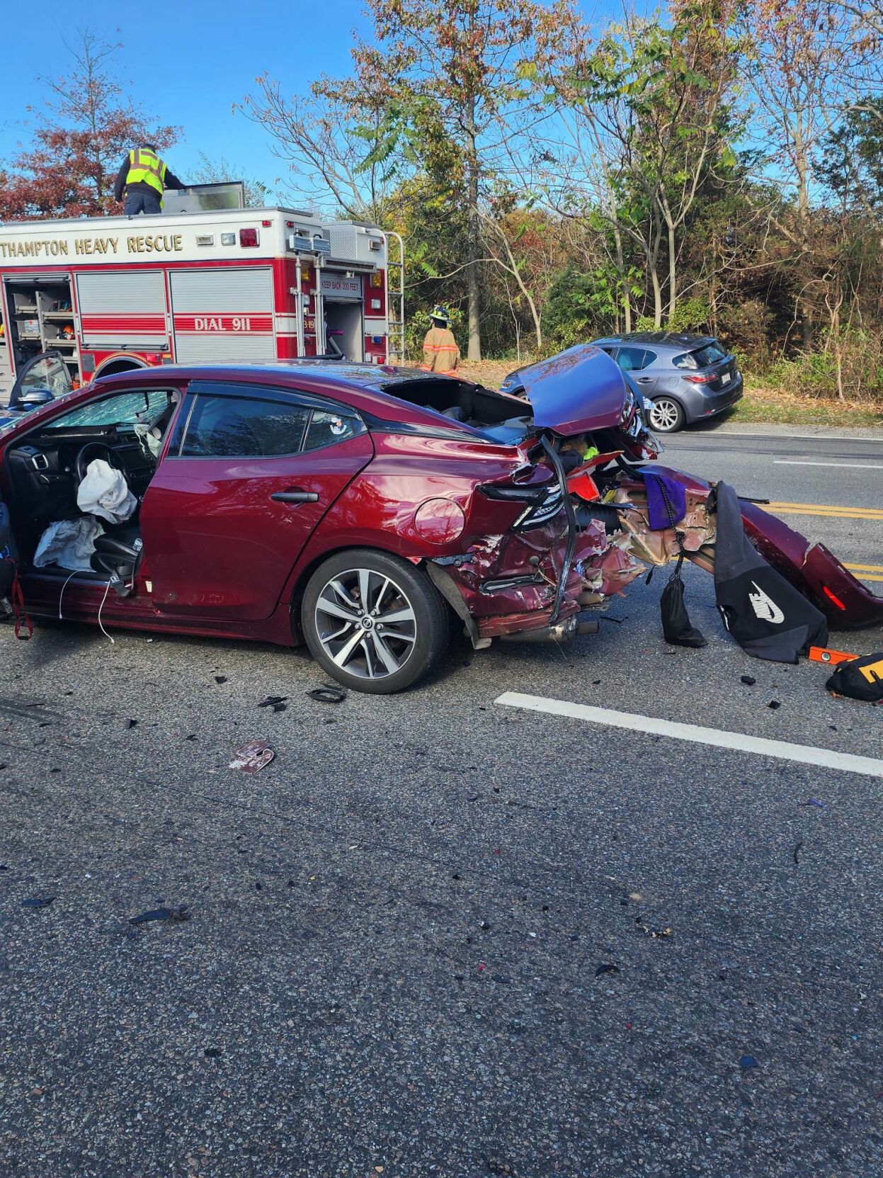 Truck Driver Describes Multicar Crash on County Road 39 in Southampton ...