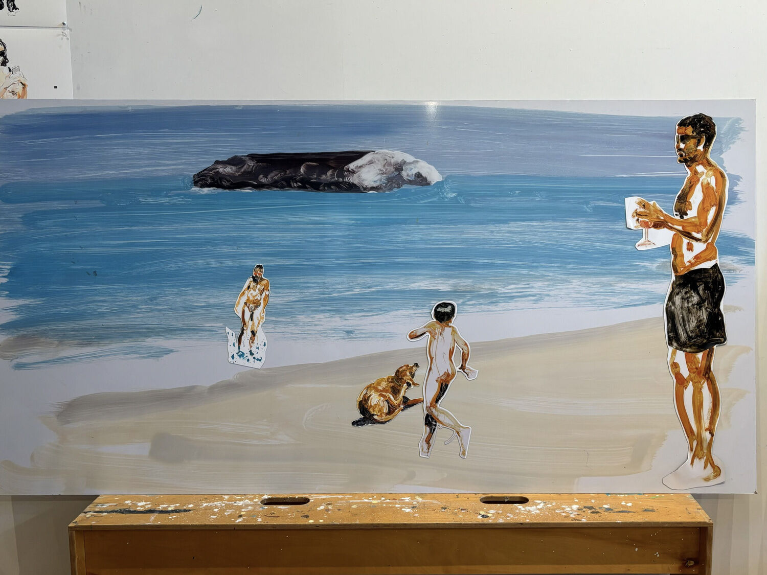 Eric Fischl's Interactive Artwork 'A Day at the Beach' at Guild
