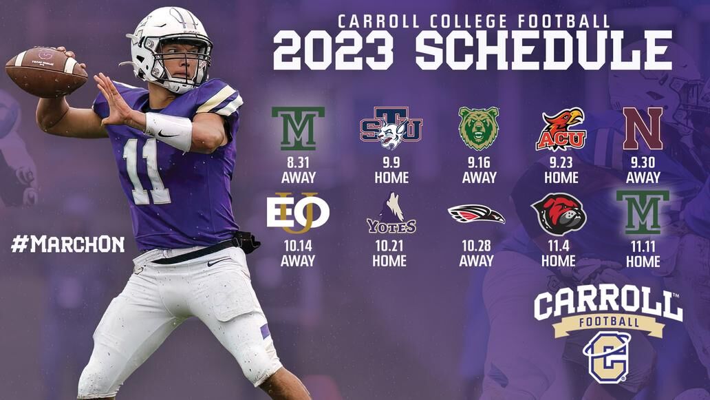 Football Readies for 2022 Season with New Schedule - Carroll