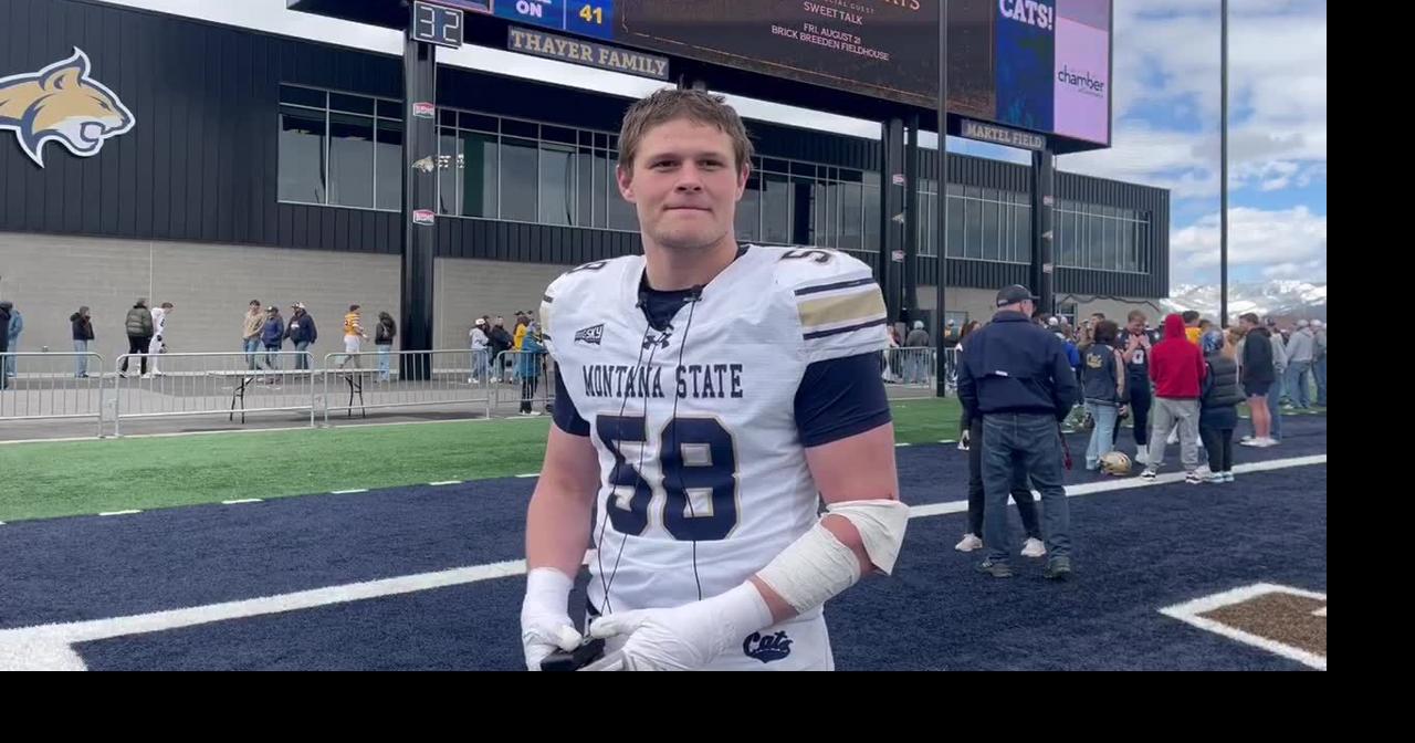 Dominic Solano after Montana State's 2026 spring game