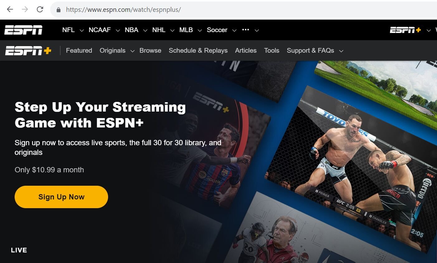 Watch nfl games on best sale espn plus