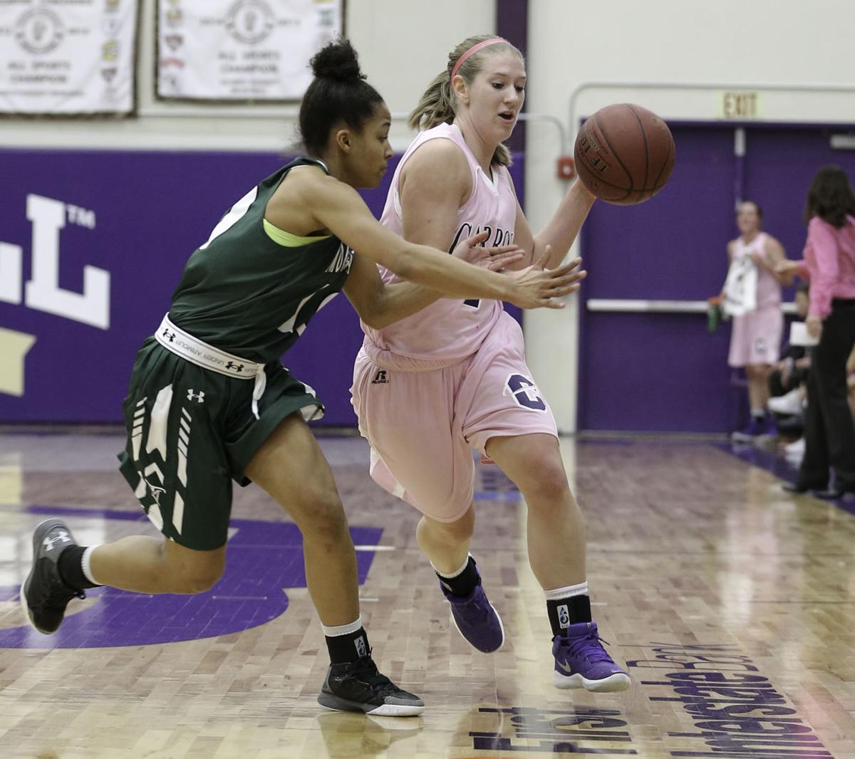 Hannah Dean Bailey Pasta Lead No 13 Carroll College Saints To 66