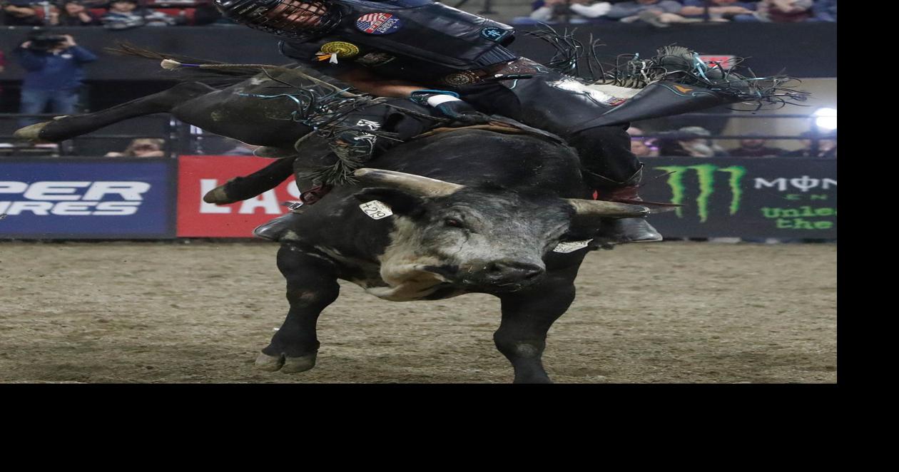 Photos: First night of Professional Bull Riding Event