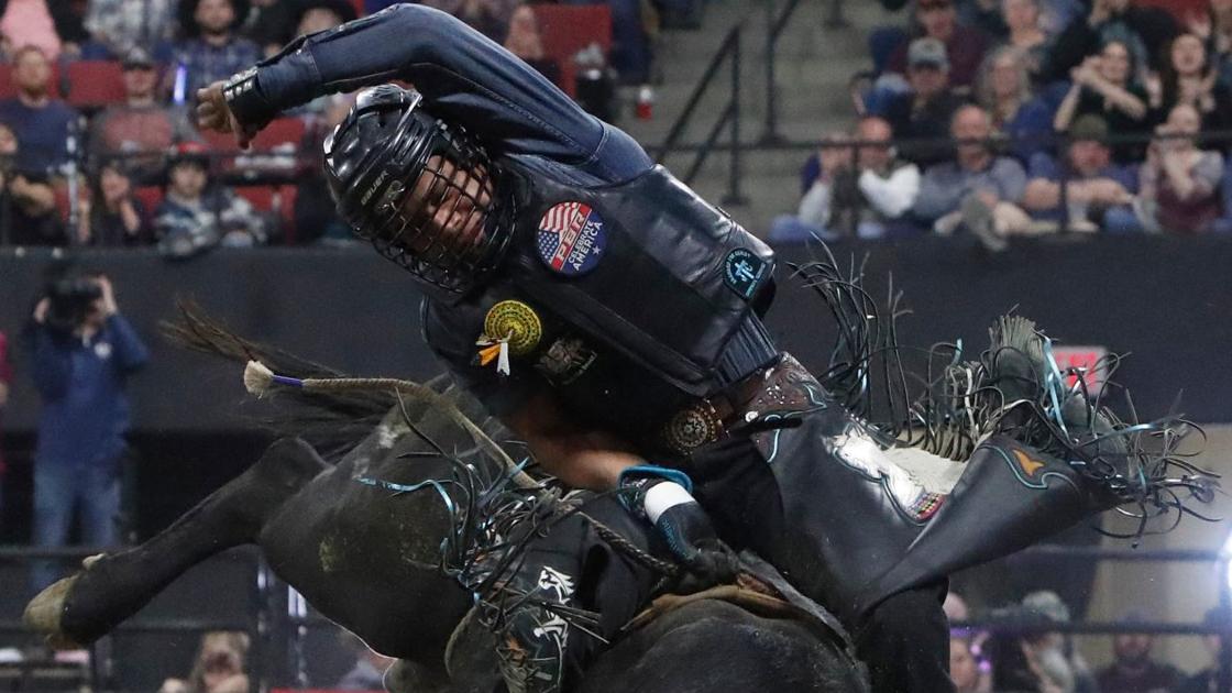 Photos: First night of Professional Bull Riding Event | Rodeo ...