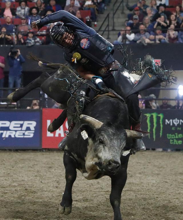 Photos First night of Professional Bull Riding Event