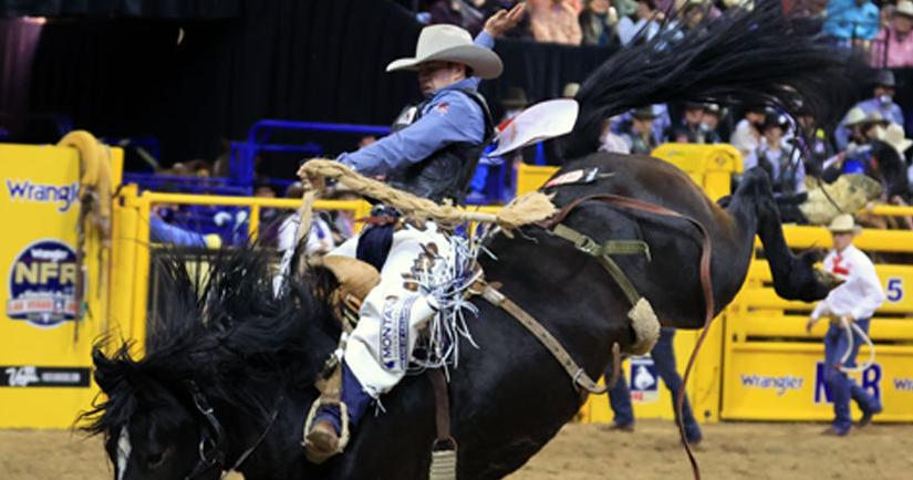 National Finals Rodeo: Deer Lodge's Chase Brooks shares first in saddle ...