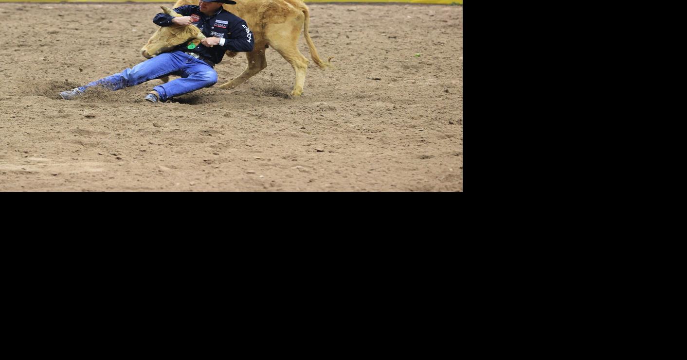 Former MSU steer wrestler Jesse Brown scores another Calgary Stampede round win
