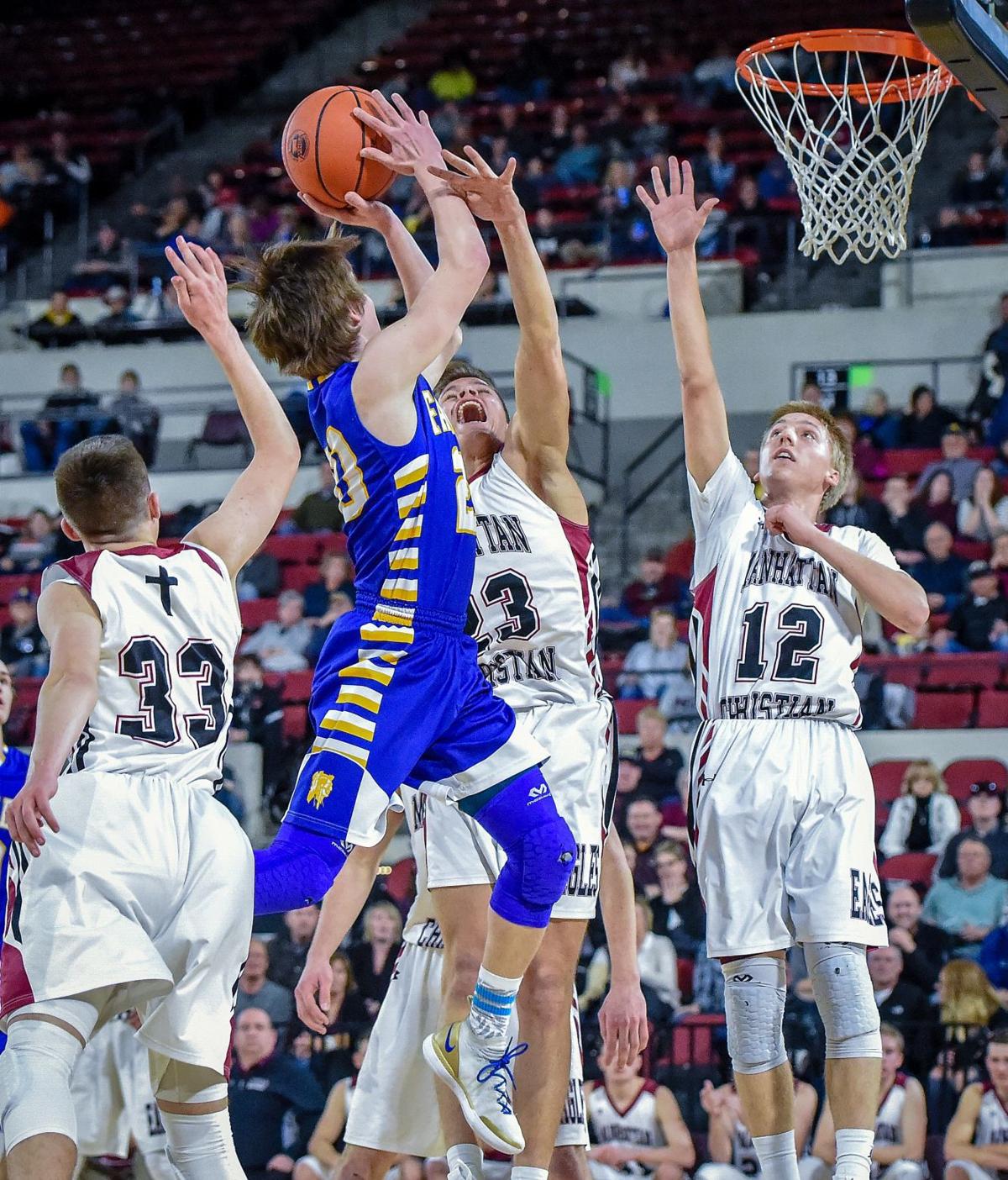 State C Boys Basketball Manhattan Christian Survives Test