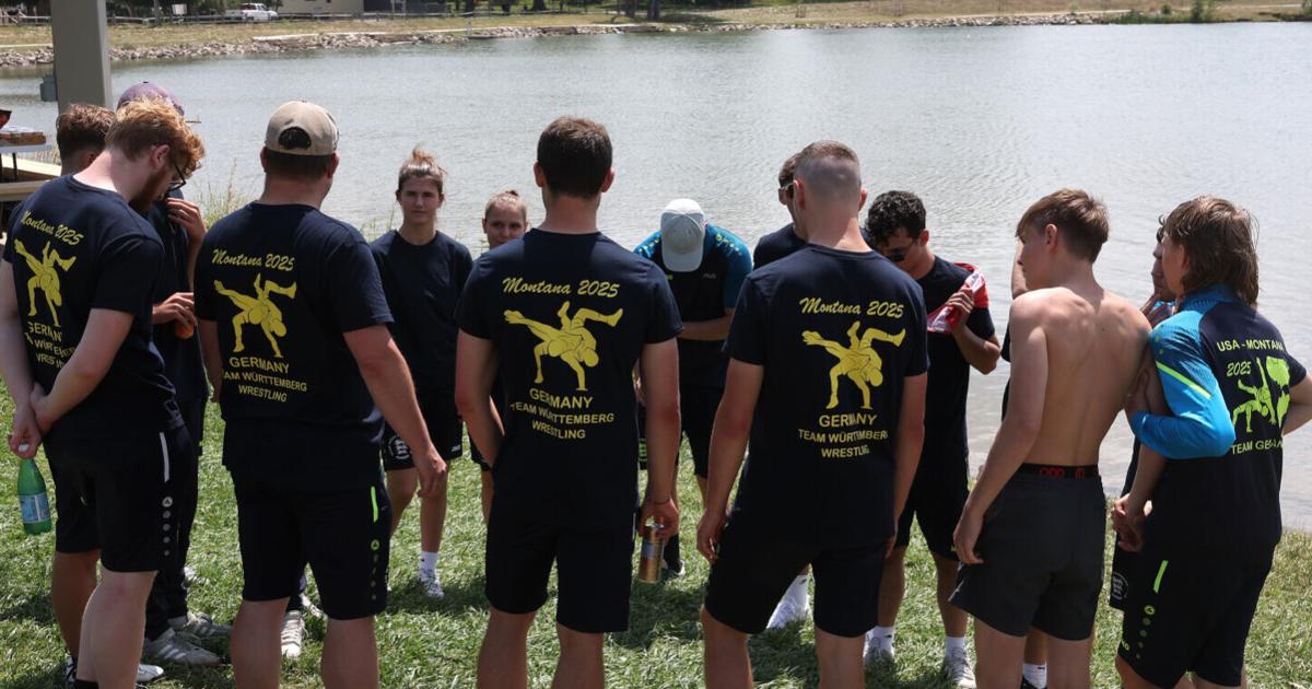 German wrestlers fall in love with the Montana experience