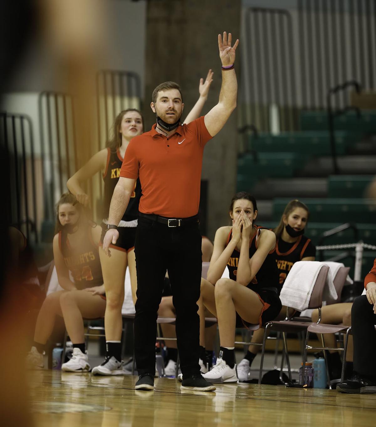 Class AA girls Missoula Hellgate coach Brady Henthorn