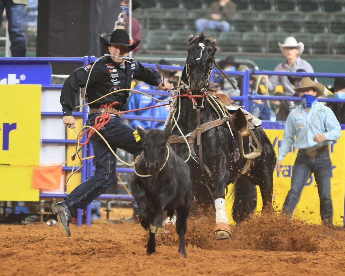 National Finals Rodeo Miles City S Haven Meged Wins Tie Down With Record On Day 6 Rodeo 406mtsports Com