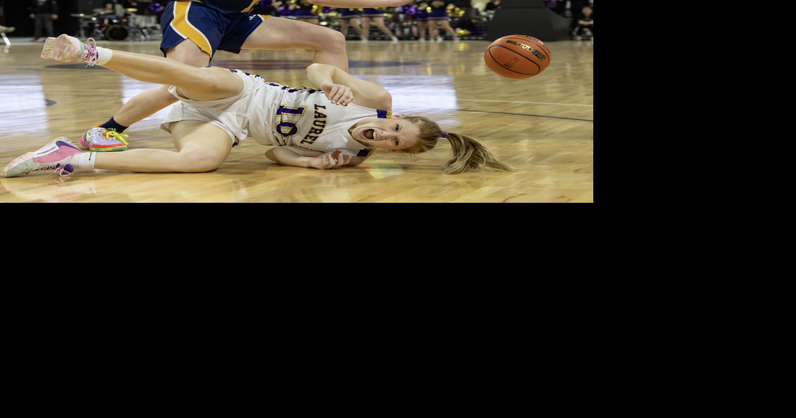 Laurel basketball vs. Miles City at Eastern A Divisional