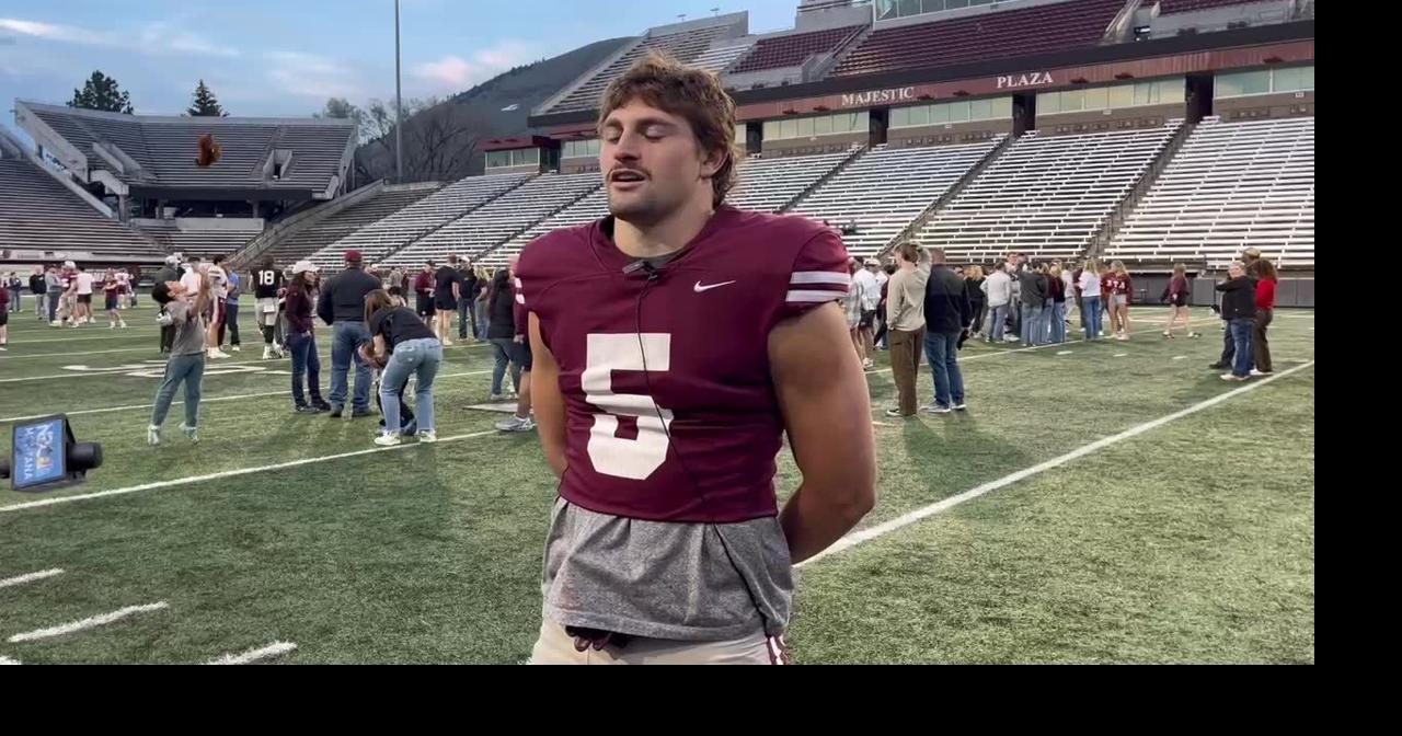 Montana Grizzlies wide receiver Ian Finch on spring football game
